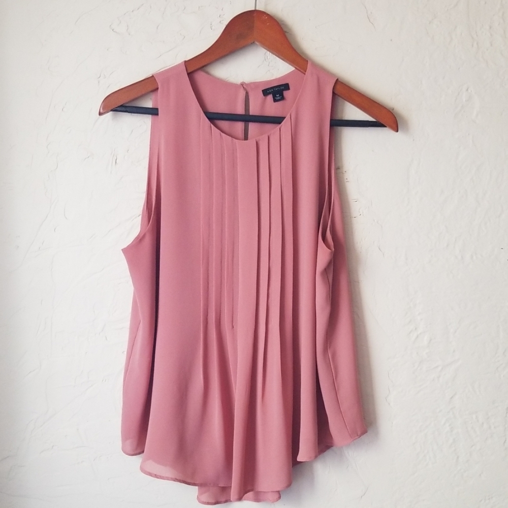 Ann Taylor sleeveless blouse